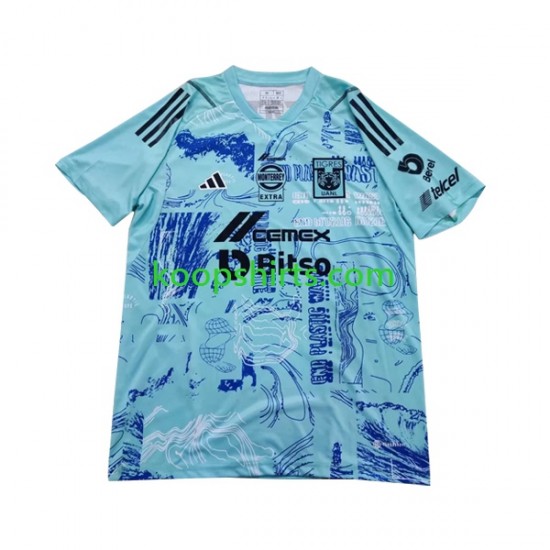Tigres UANL Doelman Thuis Tenue Heren Voetbalshirts Earth Day 2023-2024 Korte Mouwen Tigres UANL Doelman Thuis Tenue Heren Voetbalshirts Earth Day 2023-2024 Korte Mouwen