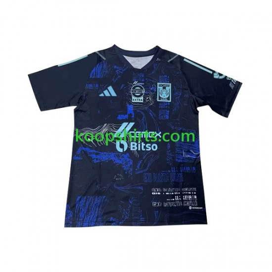 Tigres UANL Thuis Tenue Heren Voetbalshirts Earth Day 2023-2024 Korte Mouwen Tigres UANL Thuis Tenue Heren Voetbalshirts Earth Day 2023-2024 Korte Mouwen