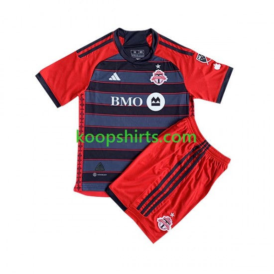 Toronto FC Thuis Tenue Kinder Voetbalshirts 2023 Korte Mouwen Toronto FC Thuis Tenue Kinder Voetbalshirts 2023 Korte Mouwen
