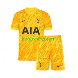Tottenham Hotspur Doelman Thuis Tenue Kinder Voetbalshirts 2024-2025 Korte Mouwen