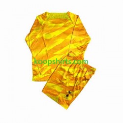 Tottenham Hotspur Doelman Uit Oranje Tenue Kinder Voetbalshirts 2023-2024 Lange Mouwen