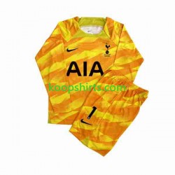 Tottenham Hotspur Doelman Uit Oranje Tenue Kinder Voetbalshirts Hugo 2023-2024 Lange Mouwen