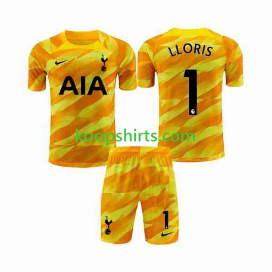 Tottenham Hotspur Doelman Uit Oranje Tenue Kinder Voetbalshirts Hugo 2023-2024 Korte Mouwen Tottenham Hotspur Doelman Uit Oranje Tenue Kinder Voetbalshirts Hugo 2023-2024 Korte Mouwen