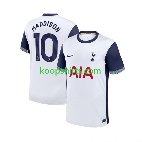 Tottenham Hotspur Thuis Tenue Heren Voetbalshirts James Maddison 10 2024-2025 Korte Mouwen Tottenham Hotspur Thuis Tenue Heren Voetbalshirts James Maddison 10 2024-2025 Korte Mouwen