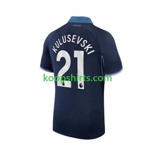 Tottenham Hotspur Uit Tenue Heren Voetbalshirts Kulusevski 21 2023-2024 Korte Mouwen Tottenham Hotspur Uit Tenue Heren Voetbalshirts Kulusevski 21 2023-2024 Korte Mouwen