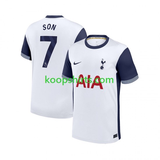 Tottenham Hotspur Thuis Tenue Heren Voetbalshirts Son Heung-Min 7 2024-2025 Korte Mouwen Tottenham Hotspur Thuis Tenue Heren Voetbalshirts Son Heung-Min 7 2024-2025 Korte Mouwen