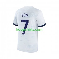Tottenham Hotspur Thuis Tenue Heren Voetbalshirts Son Heung-min 7 2023-2024 Korte Mouwen