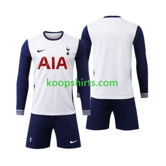 Thuis Tenue Kinder Voetbalshirts Tottenham Spurs 2024-2025 Lange Mouwen Thuis Tenue Kinder Voetbalshirts Tottenham Spurs 2024-2025 Lange Mouwen