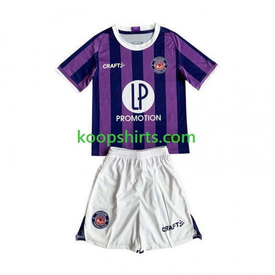 Uit Tenue Kinder Voetbalshirts Toulouse 2023-2024 Korte Mouwen Uit Tenue Kinder Voetbalshirts Toulouse 2023-2024 Korte Mouwen