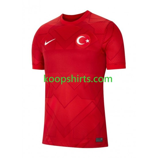 Turkije Uit Tenue Heren Voetbalshirts 2022-2023 Korte Mouwen Turkije Uit Tenue Heren Voetbalshirts 2022-2023 Korte Mouwen