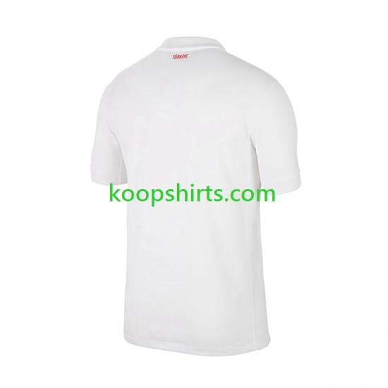 EK 2024 Turkije Thuis Tenue Heren Voetbalshirts Korte Mouwen