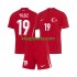 EK 2024 Turkije Uit Tenue Kinder Voetbalshirts Kenan Yıldız 19 Korte Mouwen