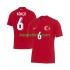 EK 2024 Turkije Uit Tenue Heren Voetbalshirts Orkun Kokcu 6 Korte Mouwen