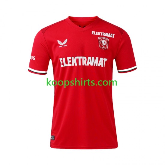 Twente Thuis Tenue Heren Voetbalshirts 2024-2025 Korte Mouwen Twente Thuis Tenue Heren Voetbalshirts 2024-2025 Korte Mouwen