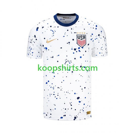 USA Thuis Tenue Heren Voetbalshirts 2023 Korte Mouwen USA Thuis Tenue Heren Voetbalshirts 2023 Korte Mouwen