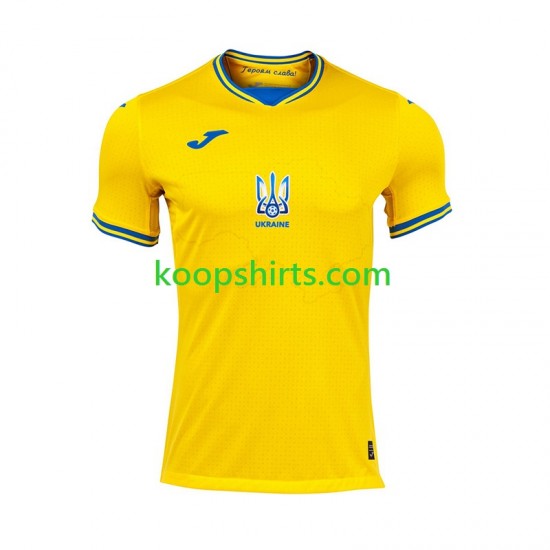 EK 2024 Oekraïne Thuis Tenue Heren Voetbalshirts Korte Mouwen EK 2024 Oekraïne Thuis Tenue Heren Voetbalshirts Korte Mouwen