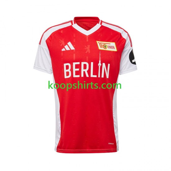Union Berlin Thuis Tenue Heren Voetbalshirts 2024-2025 Korte Mouwen Union Berlin Thuis Tenue Heren Voetbalshirts 2024-2025 Korte Mouwen