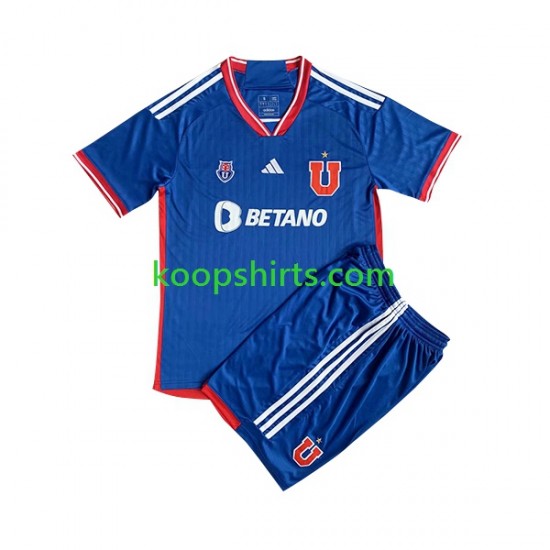 Universidad de Chile Thuis Tenue Kinder Voetbalshirts 2023 Korte Mouwen Universidad de Chile Thuis Tenue Kinder Voetbalshirts 2023 Korte Mouwen