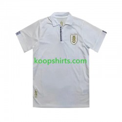 Uruguay Uit Tenue Heren Voetbalshirts 100th Anniversary 2024 Korte Mouwen