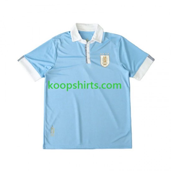 Uruguay Thuis Tenue Heren Voetbalshirts 100th Anniversary 2024 Korte Mouwen Uruguay Thuis Tenue Heren Voetbalshirts 100th Anniversary 2024 Korte Mouwen