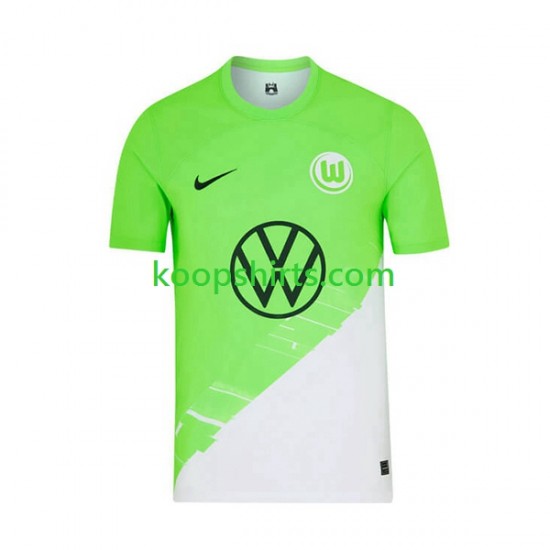 VfL Wolfsburg Thuis Tenue Heren Voetbalshirts 2023-2024 Korte Mouwen VfL Wolfsburg Thuis Tenue Heren Voetbalshirts 2023-2024 Korte Mouwen