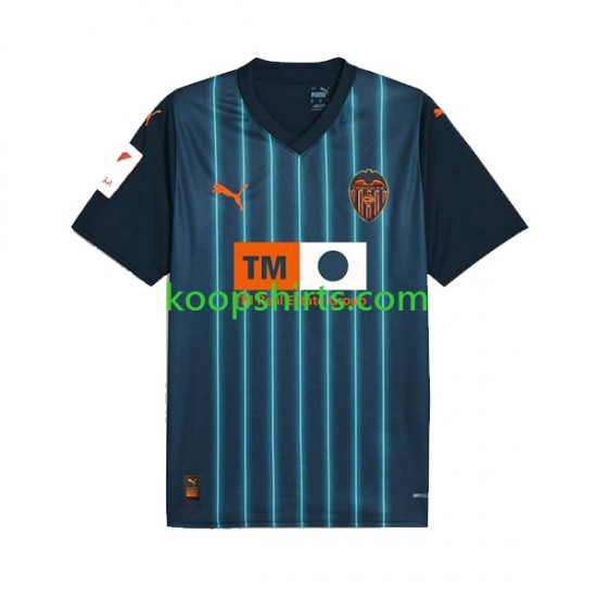 Valencia CF Uit Tenue Heren Voetbalshirts 2023-2024 Korte Mouwen Valencia CF Uit Tenue Heren Voetbalshirts 2023-2024 Korte Mouwen