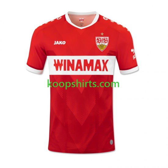 VfB Stuttgart Uit Tenue Heren Voetbalshirts 2024-2025 Korte Mouwen VfB Stuttgart Uit Tenue Heren Voetbalshirts 2024-2025 Korte Mouwen