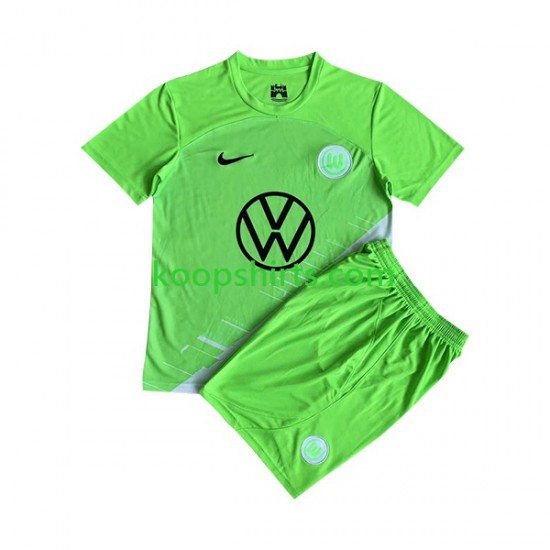 VfL Wolfsburg Thuis Tenue Kinder Voetbalshirts 2023-2024 Korte Mouwen VfL Wolfsburg Thuis Tenue Kinder Voetbalshirts 2023-2024 Korte Mouwen