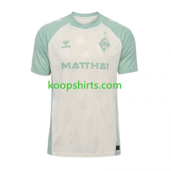 Werder Bremen Uit Tenue Heren Voetbalshirts 2024-2025 Korte Mouwen Werder Bremen Uit Tenue Heren Voetbalshirts 2024-2025 Korte Mouwen