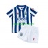West Bromwich Albion Thuis Tenue Kinder Voetbalshirts 2024-2025 Korte Mouwen