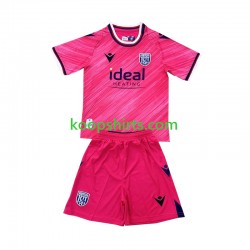 West Bromwich Albion Derde Tenue Kinder Voetbalshirts 2024-2025 Korte Mouwen