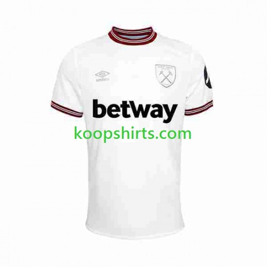 West Ham United Uit Tenue Heren Voetbalshirts 2023-2024 Korte Mouwen West Ham United Uit Tenue Heren Voetbalshirts 2023-2024 Korte Mouwen
