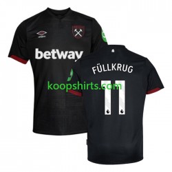 West Ham United Uit Tenue Heren Voetbalshirts FULLKRUG 11 2024-2025 Korte Mouwen