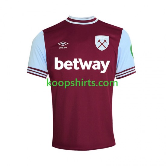 West Ham United Thuis Tenue Heren Voetbalshirts 2024-2025 Korte Mouwen West Ham United Thuis Tenue Heren Voetbalshirts 2024-2025 Korte Mouwen