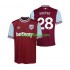 West Ham United Thuis Tenue Heren Voetbalshirts SOUCEK 28 2024-2025 Korte Mouwen
