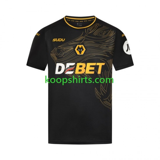 Wolverhampton Wanderers Uit Tenue Heren Voetbalshirts 2024-2025 Korte Mouwen Wolverhampton Wanderers Uit Tenue Heren Voetbalshirts 2024-2025 Korte Mouwen
