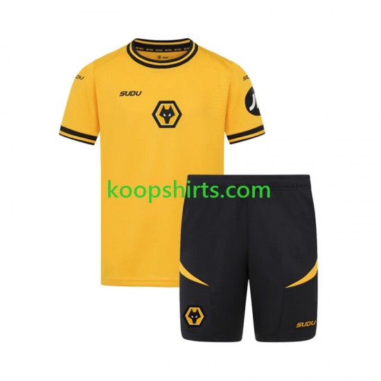 Wolverhampton Wanderers Thuis Tenue Kinder Voetbalshirts 2024-2025 Korte Mouwen Wolverhampton Wanderers Thuis Tenue Kinder Voetbalshirts 2024-2025 Korte Mouwen