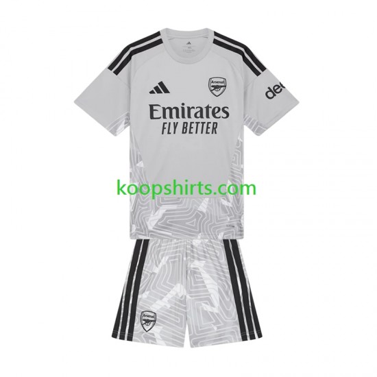 Arsenal Doelman Thuis Tenue Kinder Voetbalshirts 2026-2027 Korte Mouwen