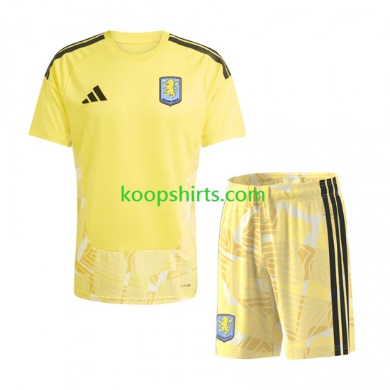 Aston Villa Doelman Thuis Tenue Kinder Voetbalshirts 2026-2027 Korte Mouwen