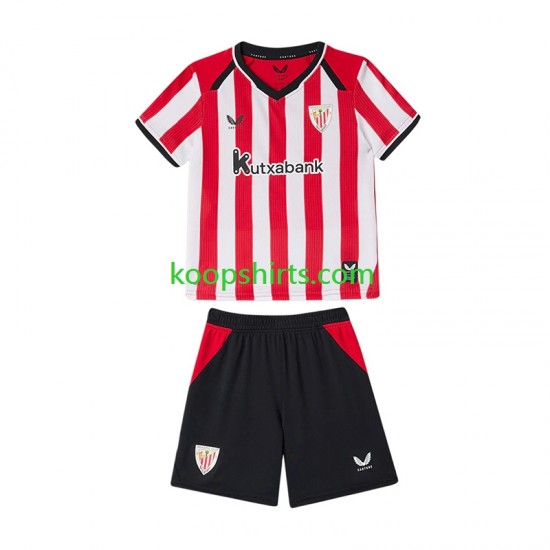 Athletic Bilbao Thuis Tenue Kinder Voetbalshirts 2026-2027 Korte Mouwen
