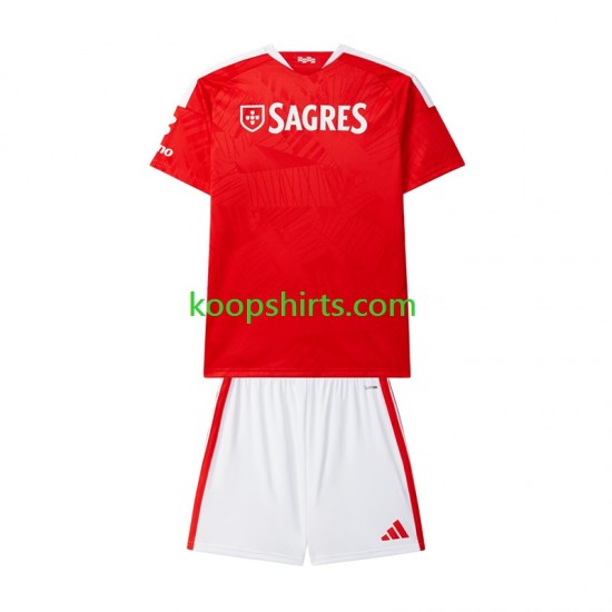 Benfica Thuis Tenue Kinder Voetbalshirts 2026-2027 Korte Mouwen