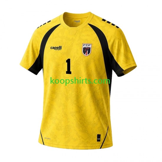Doelman Thuis Tenue Heren Voetbalshirts Cape Verde Vozinha 1 2026 Korte Mouwen