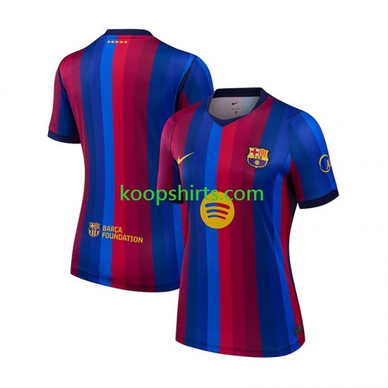 FC Barcelona Thuis Tenue Dames Voetbalshirts 2026-2027 Korte Mouwen