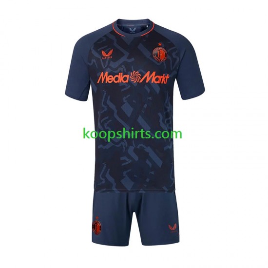 Feyenoord Rotterdam Derde Tenue Kinder Voetbalshirts 2026-2027 Korte Mouwen