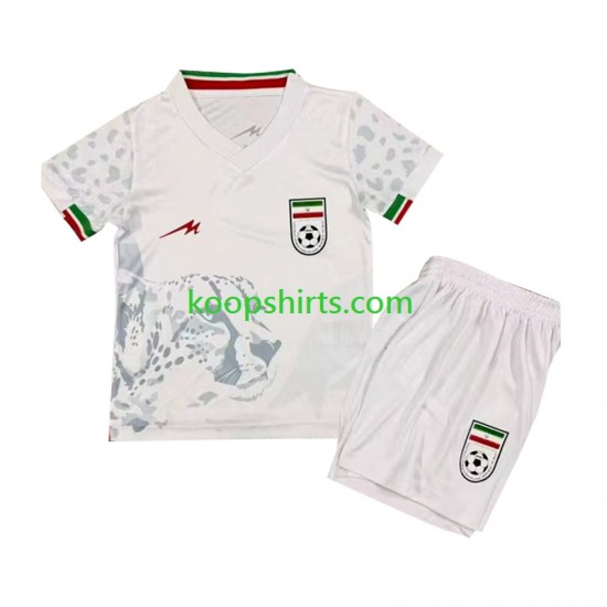 Iran Thuis Tenue Kinder Voetbalshirts 2026 Korte Mouwen