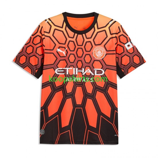 Manchester City Doelman Derde Tenue Kinder Voetbalshirts Gianluigi Donnarumma 2026-2027 Korte Mouwen