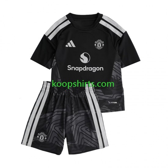 Manchester United Doelman Thuis Tenue Kinder Voetbalshirts 2026-2027 Korte Mouwen