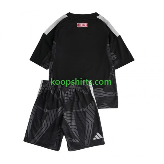 Manchester United Doelman Thuis Tenue Kinder Voetbalshirts 2026-2027 Korte Mouwen