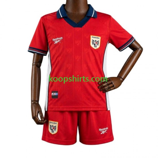 Panama Thuis Tenue Kinder Voetbalshirts 2026 Korte Mouwen