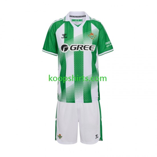 Real Betis Thuis Tenue Kinder Voetbalshirts 2026-2027 Korte Mouwen